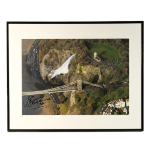 Concorde Picture on Final Flight over clifton Suspension Bridge